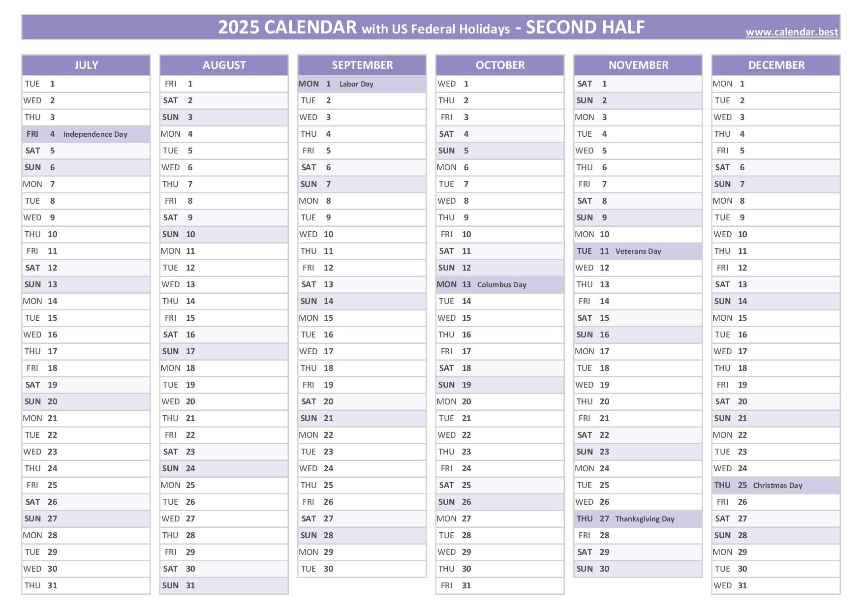 2025 Calendar With Holidays (Us Federal Holidays) | General Blue March 2025 Calendar