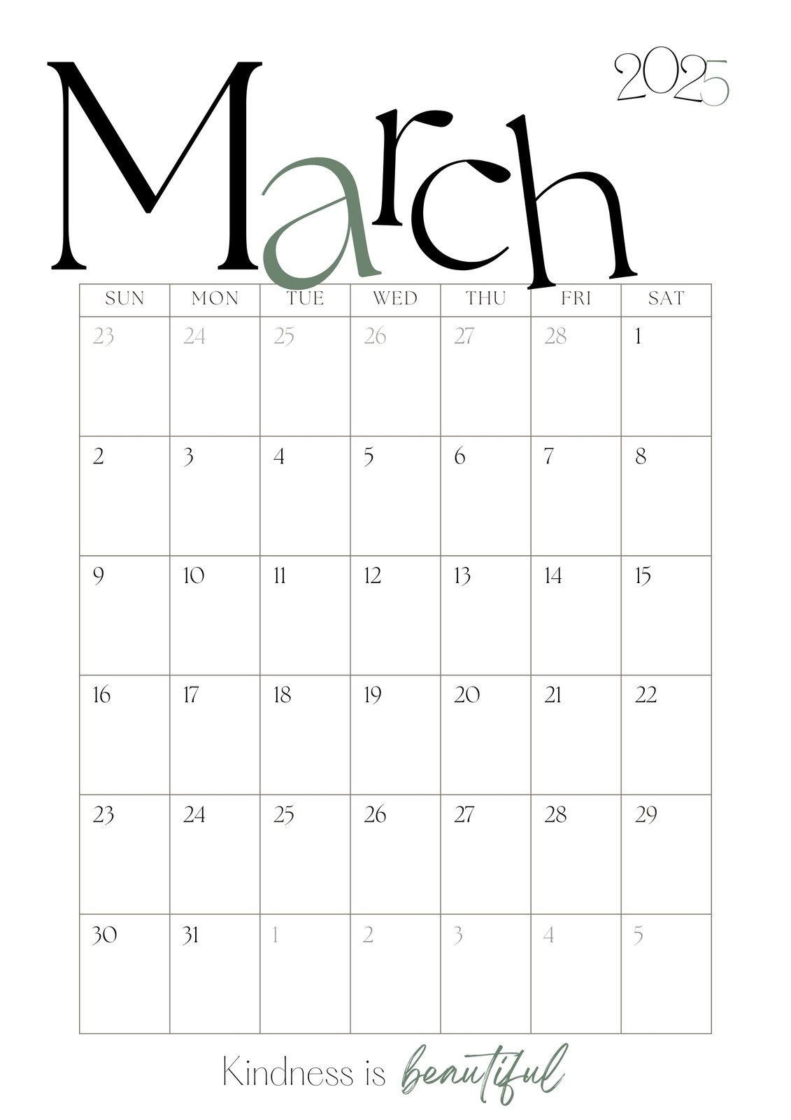 Free And Customizable March Templates | March Whiteboard Calendar Ideas 2025