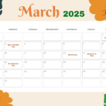 Free March 2025 Calendar Templates & Examples   Edit Online |  Calendar 2025