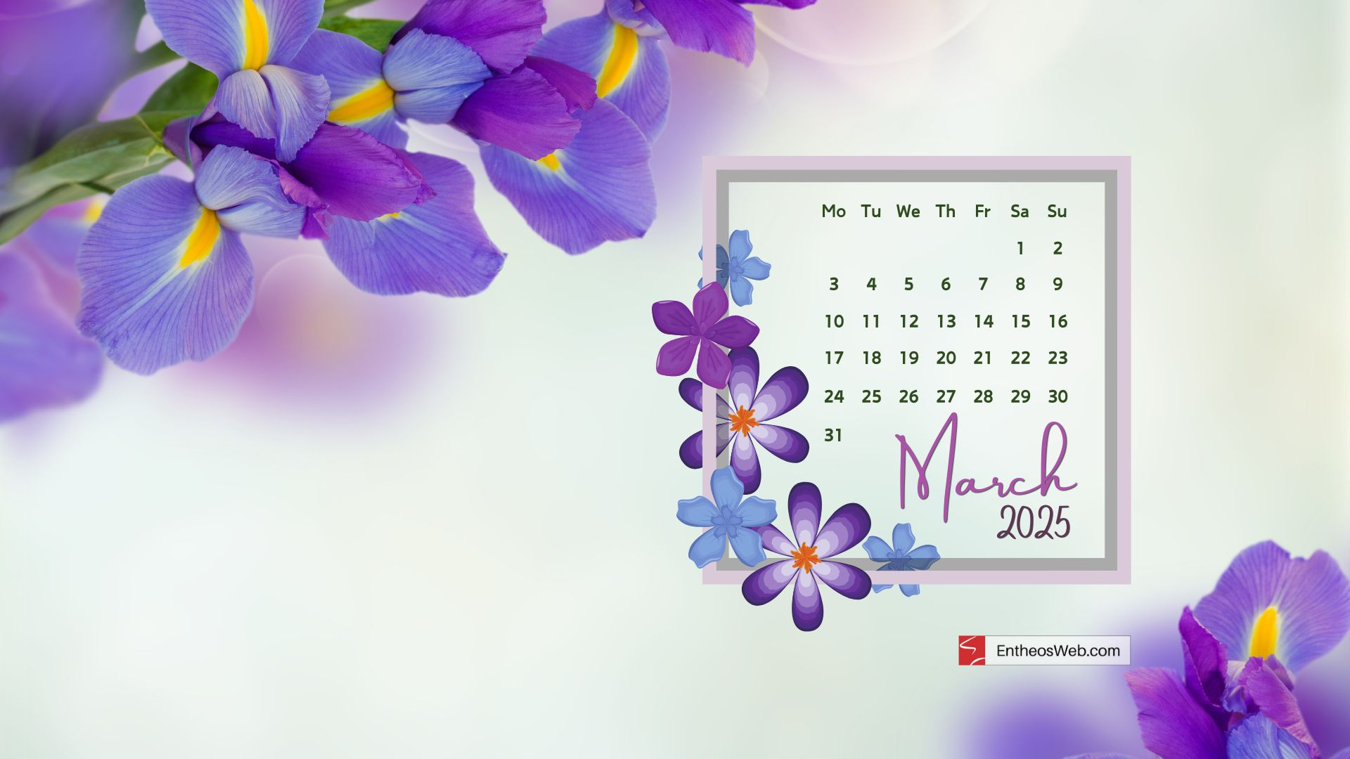 Free March 2025 Desktop Wallpaper Calendars | Entheosweb | Calendar 2025