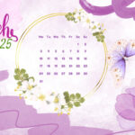 Free March 2025 Desktop Wallpaper Calendars | Entheosweb |  Calendar 2025