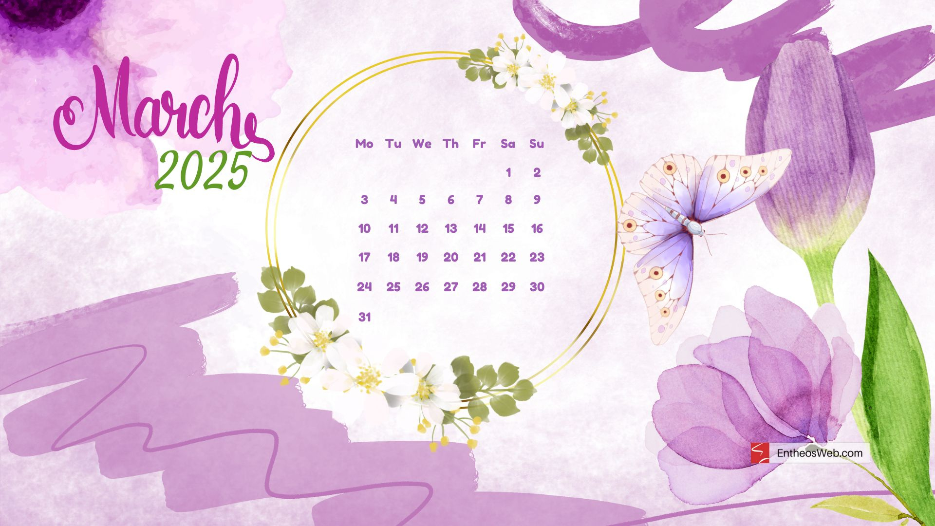 Free March 2025 Desktop Wallpaper Calendars | Entheosweb | Calendar 2025