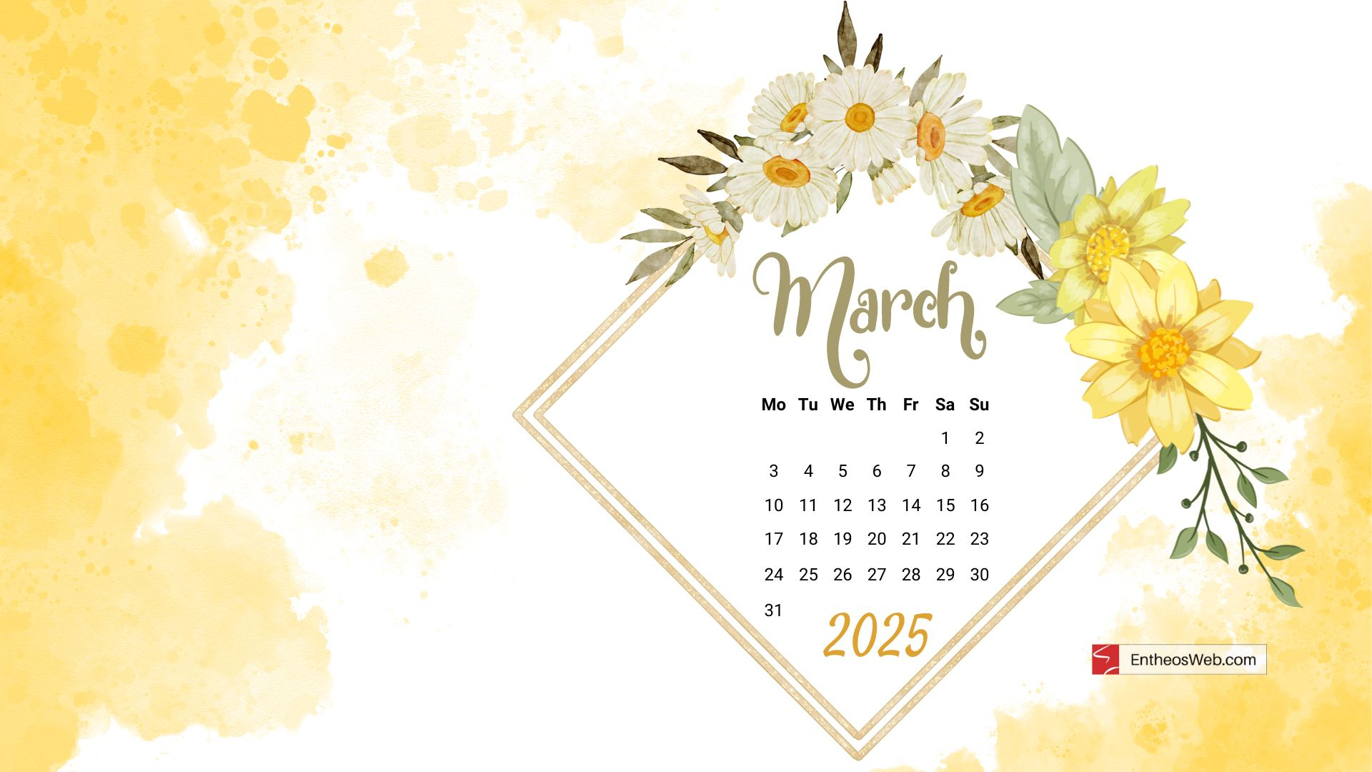 Free March 2025 Desktop Wallpaper Calendars | Entheosweb | Calendar 2025