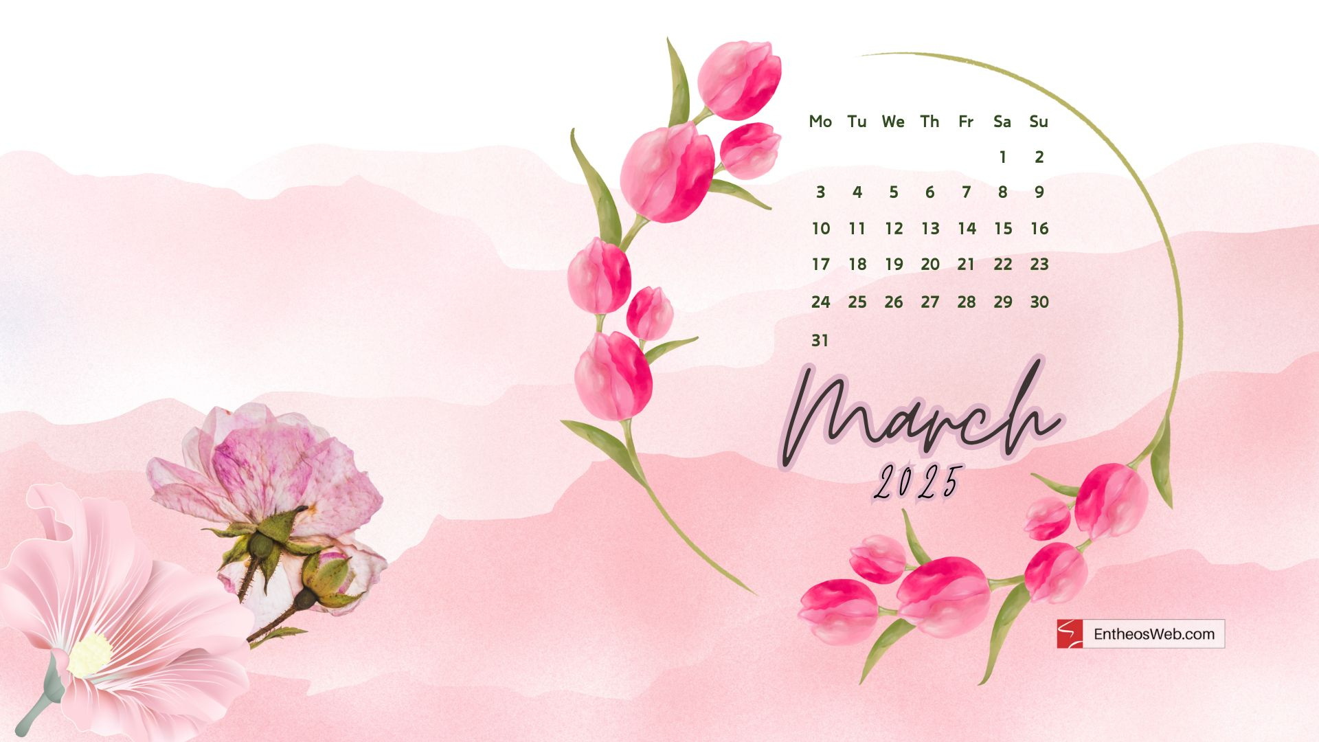 Free March 2025 Desktop Wallpaper Calendars | Entheosweb | March 2025 Desktop Calendar