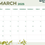 Free March 2025 Digital Calendar Template To Edit Online |  Calendar 2025