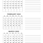 Free Printable January To March 2025 Calendar   Calendarkart | Jan Feb And March 2025 Calendar Fre Printable