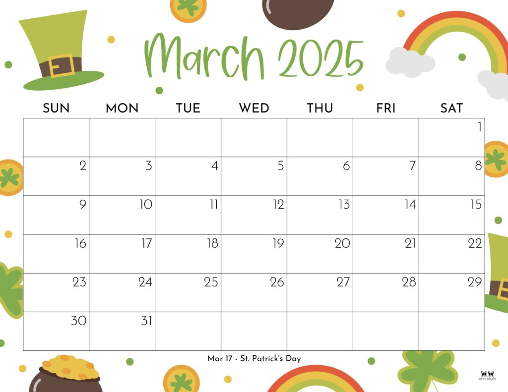 March 2025 Calendars - 107 Free Printables | Printabulls | Calendar 2025