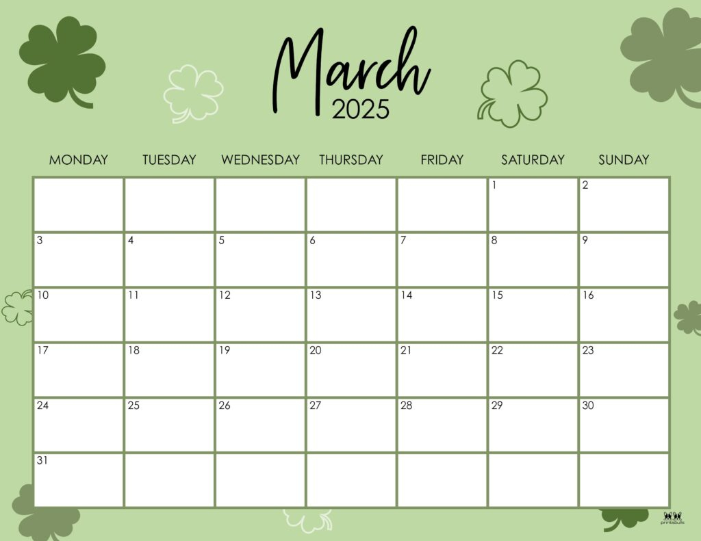 March 2025 Calendars - 107 Free Printables | Printabulls | Calendar 2025