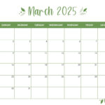 March 2025 Calendars   107 Free Printables | Printabulls |  Calendar 2025