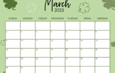 March 2025 Calendars – 107 Free Printables | Printabulls | Calendar 2025 Printable March