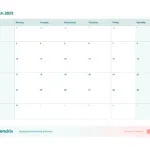 March 2025 Printable Calendar (Word, Excel, Pdf)   Agendrix |  Calendar 2025