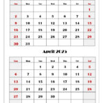 March And April 2025 Calendar Printable | Two Months Calendar |  Calendar 2025