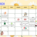 March Events Calendar 2025   Free Worksheet | Uk | Calendar Events In March 2025