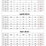 March To May 2025 Calendar Printable Pdf | Three Months Calendar |  Calendar 2025