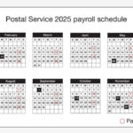 Usps Annual Calendar Shows The 2025 Payroll Schedule – Ruralinfo |  Calendar 2025