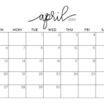 April 2025 Calendars   107 Free Printables | Printabulls | Cute Printable April Calendar 2025