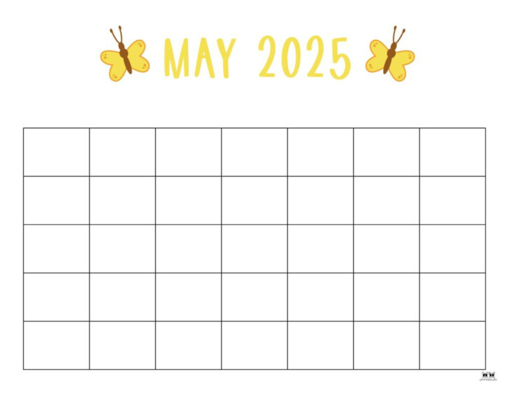 Printable Calendar May 2025 Free | Calendar 2025