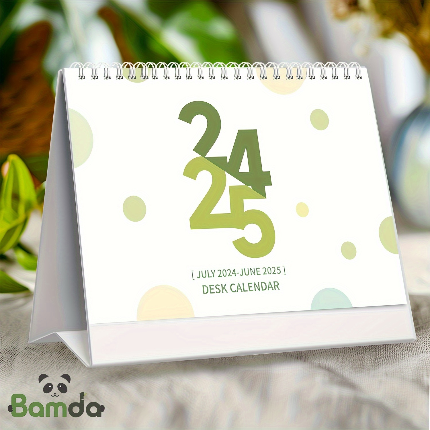 2024-2025 * Desk Calendar, From July 2024 To * 2025, 12-Month Small Calendar With Schedule And Holidays, 22.86Cm X 15.24Cm Thick Paper Large Size | July 2024 - June 2025 Desk Calendar