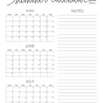 2025 Summer Calendars   27 Free Printables | Printabulls | June July 2025 Calendar Printable