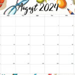 Blank School Calendar 2024 2025 (August To June)  Printable | Calendar August 2024 To June 2025