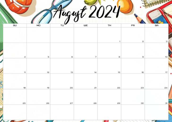 Calendar August 2024 to June 2025 | Calendar 2025
