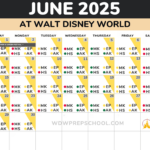 Disney World In June 2025: Crowds & Planning Info | Disney World June 2025 Crowd Calendar