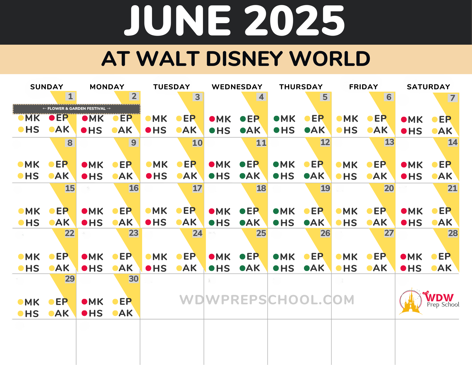 Disney World In June 2025: Crowds &amp;amp; Planning Info | June 2025 Weather Calendar