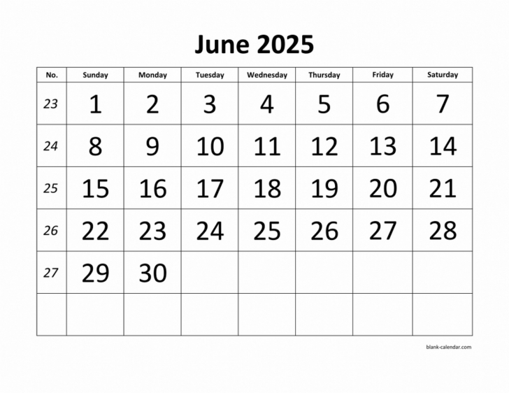 Show June 2025 Calendar | Calendar 2025