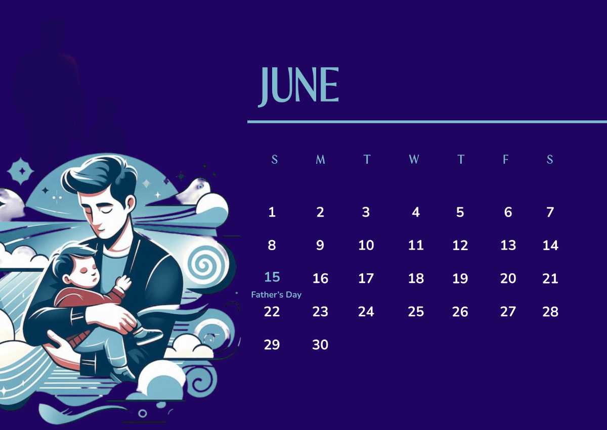 Free Father&amp;#039;S Day June 2025 Calendar Template To Edit Online | June 2025 Calendar Father Day