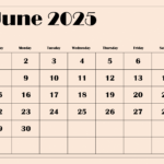 Free June 2025 Calendar Printable Pdf Template With Holidays | Give Me June Calendar 2025