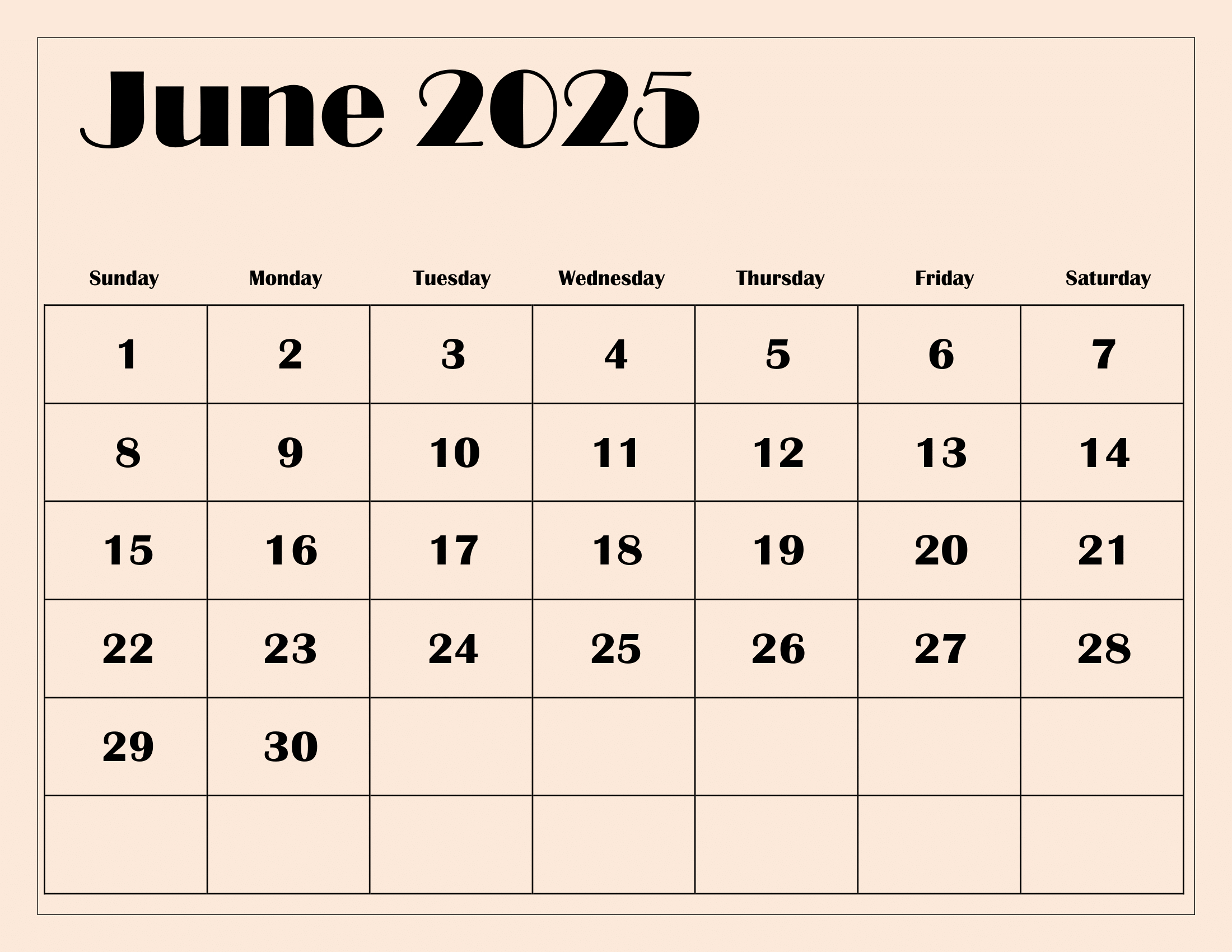 Free June 2025 Calendar Printable Pdf Template With Holidays | Give Me June Calendar 2025