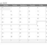 July And August 2025 Printable Calendar | Blank June July August 2025 Calendar