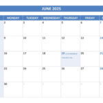 June 2025 Calendar  Calendar.best | National Day Calendar For June 2025