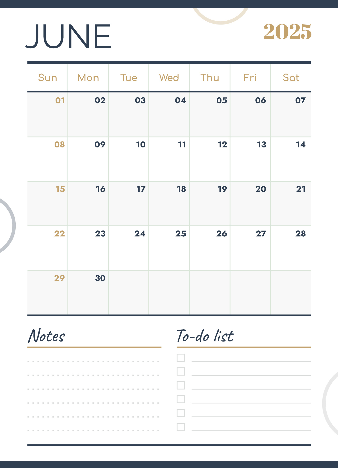 June 2025 Calendar Free Google Docs Template - Gdoc.io | Google Calendar June 2025
