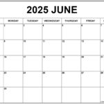 June 2025 Calendar | Free Printable Calendars | Free Printable Calendar June 2025