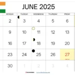 June 2025 Calendar India |  Calendar 2025