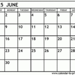 June 2025 Calendar Printable |  Calendar 2025