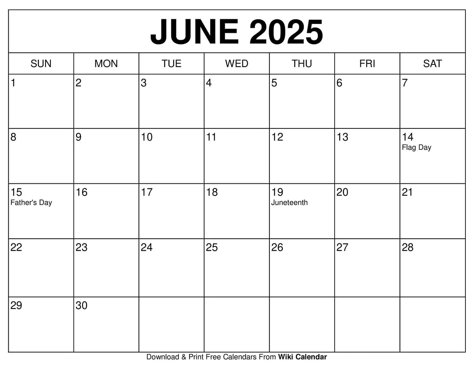 June 2025 Calendar - Printable Templates &amp;amp; More | Calendar 2025