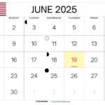 June 2025 Calendar Usa With Holidays |  Calendar 2025