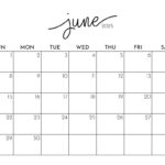 June 2025 Calendars   107 Free Printables | Printabulls | Calendar Month Of June 2025