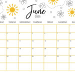 June 2025 Calendars   107 Free Printables | Printabulls | Free Printable Calendar June 2025