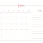 June 2025 Calendars   107 Free Printables | Printabulls | June 2025 Calendar With Lines Printable
