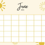 June 2025 Calendars   107 Free Printables | Printabulls | June Calendar 2025 Printable Cute