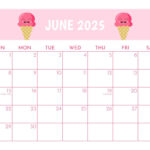 June 2025 Calendars   107 Free Printables | Printabulls | June Calendar 2025 Printable Cute