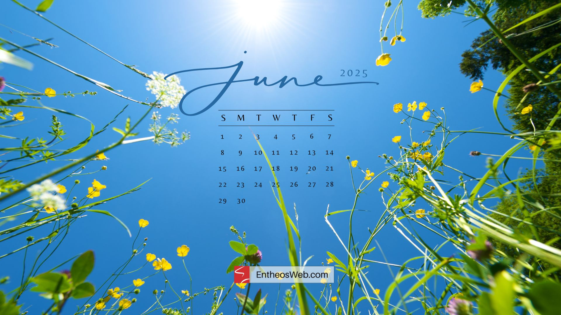 June 2025 Desktop Wallpaper Calendars | Entheosweb | Calendar 2025