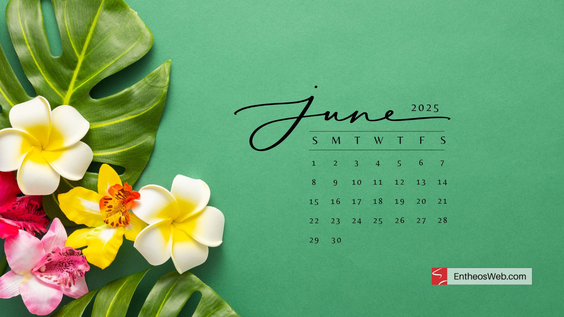 June 2025 Desktop Wallpaper Calendars | Entheosweb | June Calendar 2025 Desktop Wallpaper