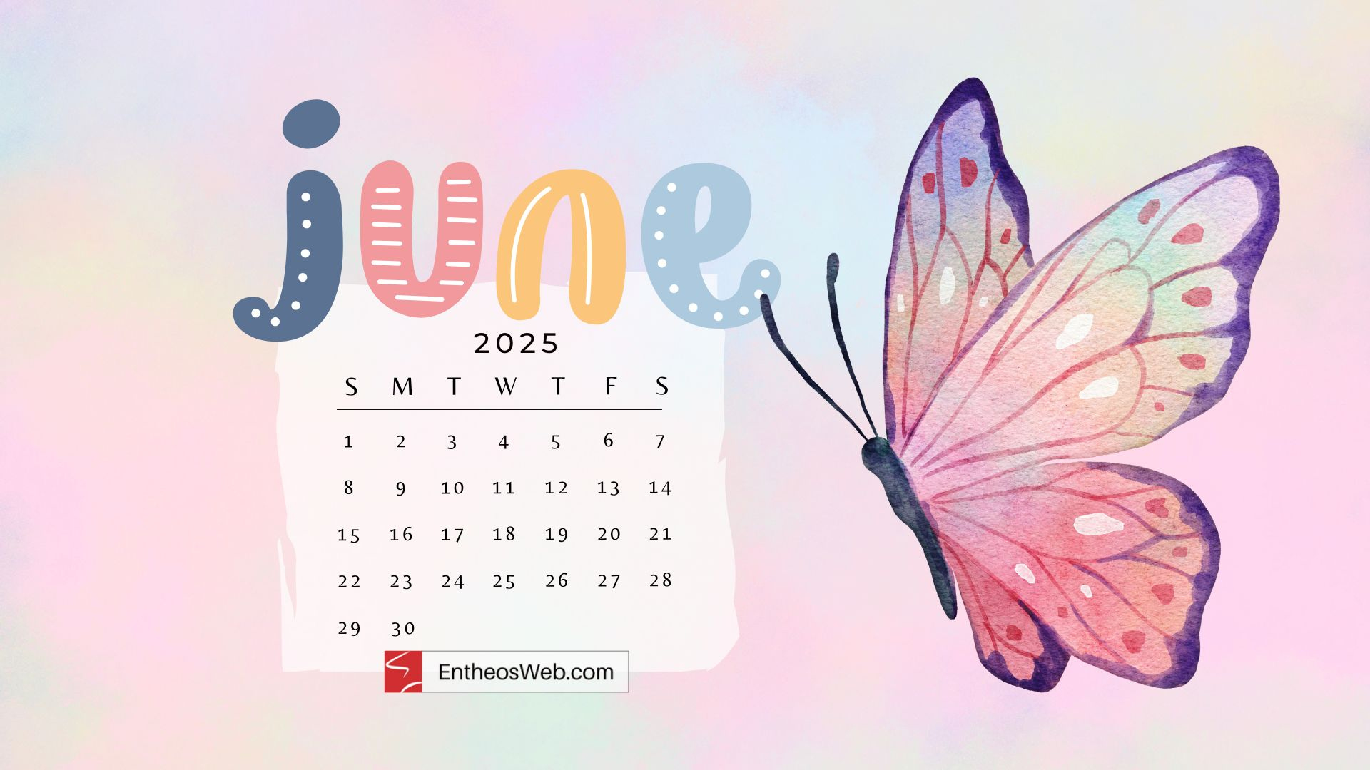 June 2025 Desktop Wallpaper Calendars | Entheosweb | June Calendar Desktop Wallpaper 2025