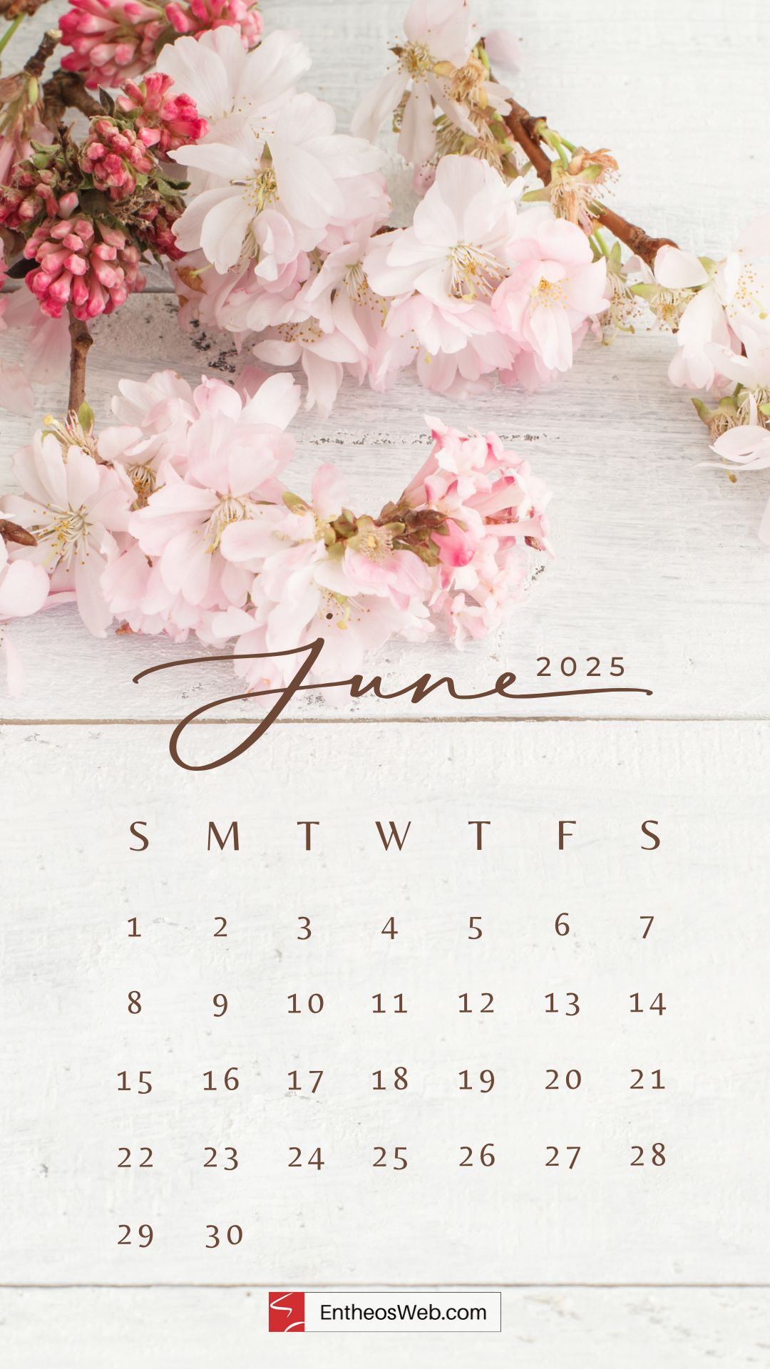 June 2025 Phone Wallpaper &amp;amp; Lockscreen Backgrounds | Entheosweb | June 2025 Wallpaper Calendar