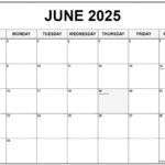 June 2025 With Holidays Calendar | June Holiday Calendar 2025