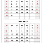 June And July 2025 Calendar Printable Pdf | Two Months Calendar | June July Calendar 2025